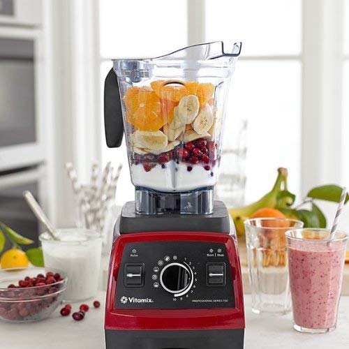 Vitamix Professional Series 750 with 64 oz container, Candy Apple Red Finish