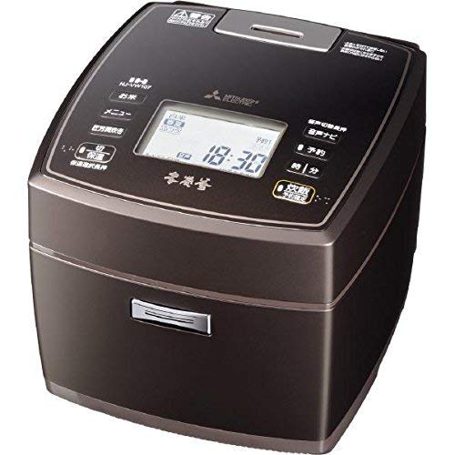 Mitsubishi Electric IH jar rice cooker this Sumigama 5.5 Go cook premium Brown NJ-VW107-T