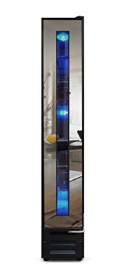 Vinotemp VT-7BMSL-FE 7-Bottle Mirrored Wine Cooler, Black