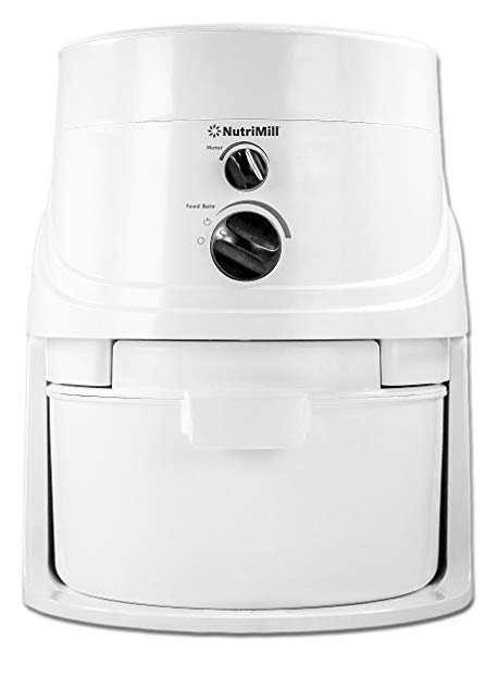 NutriMill Classic 760200 High Speed Grain Mill, 1200 Watt, 5 Cups Per Minute