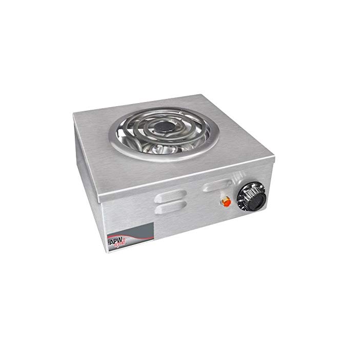 APW Wyott Porta Stove Electric Portable Hot Plate, 7.125 x 12.75 x 12.75 inch - 1 each.