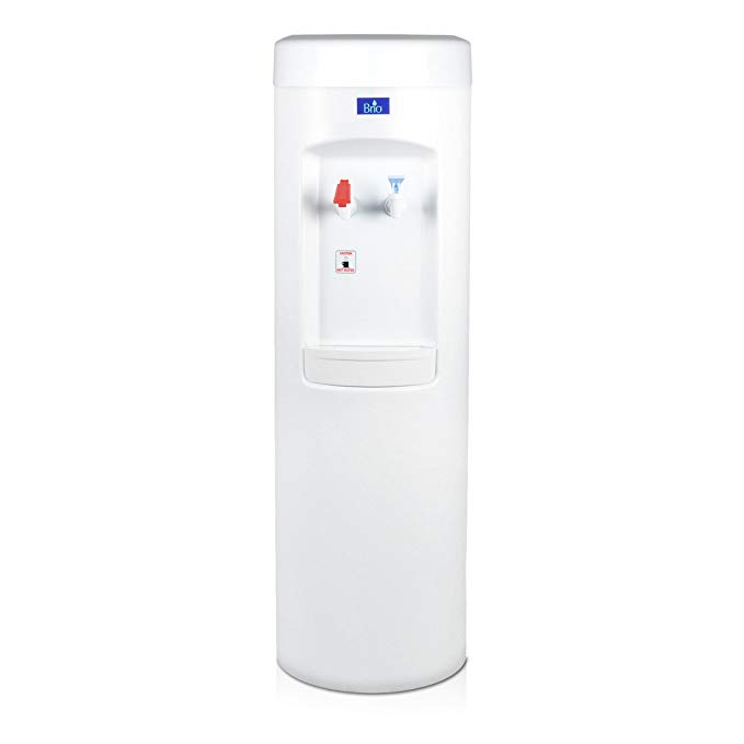 White BottleLess Water Cooler from BottleLess Direct (Model: BDX1-W). Dispenses Hot & Cold water. (Also available in black)