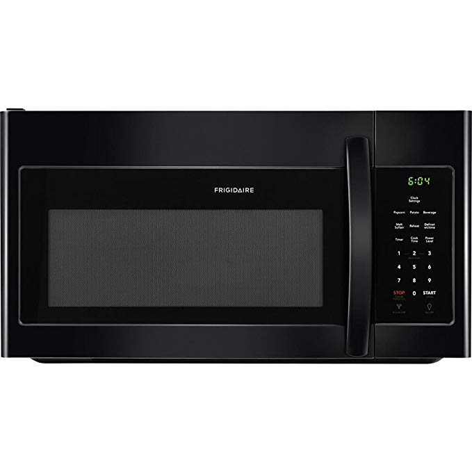 Frigidaire FFMV1645TB 30 Inch Over the Range Microwave Oven with 1.6 cu. ft. Capacity, 1000 Cooking Watts in Black