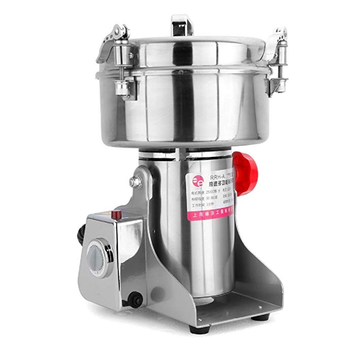 RRH 2000g Grain Grinder Electric 25000 RPM Stainless Steel Mill Grinder 4000W Powder Machine 50-300 Mesh