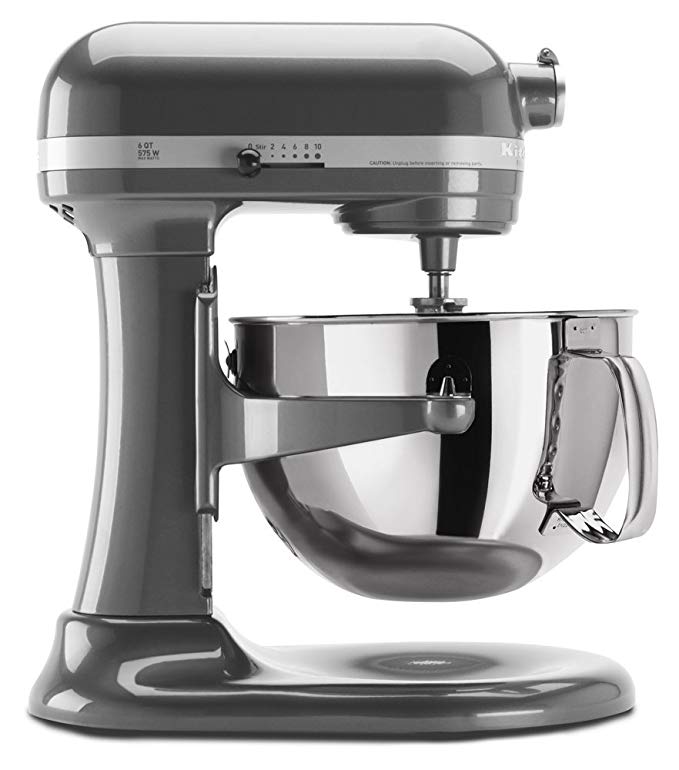 KitchenAid kp26m1xqpm Professional 600 Series 6-Quart Stand Mixer (Pearl Metallic)