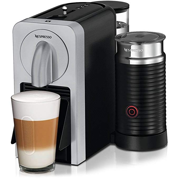 Nespresso D75-US-SI-NE Prodigio With Milk Espresso Maker, Silver