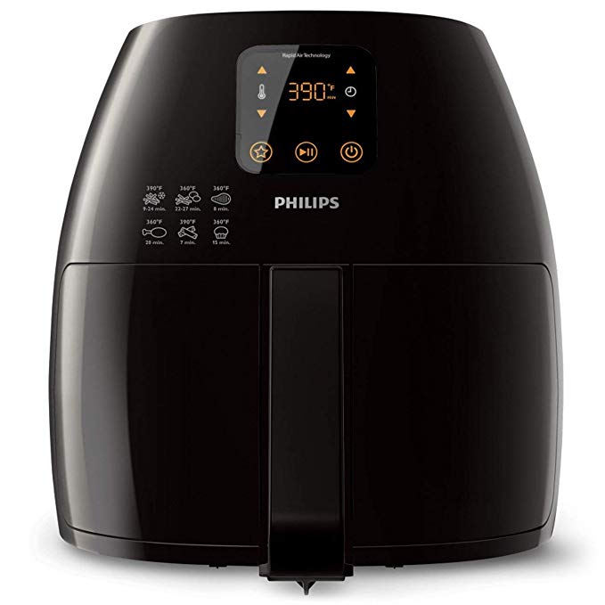 Philips HD9240/94 Avance XL Digital Airfryer (2.65lb/3.5qt), Black Fryer (Certified Refurbished)