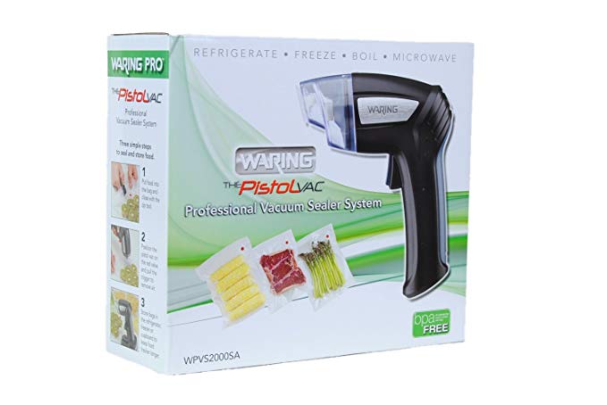 Waring Pro Pistol Vac Professional Vacuum Sealer System WPVS2000SA