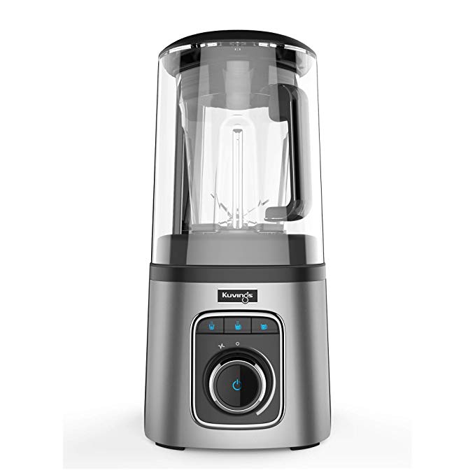 Kuvings Vacuum Sealed Auto Blender SV500S with BPA-Free Components, Quiet Blender, Virtually No Foam, Heavy Duty 1700W Motor, Silver