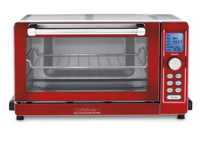 Cuisinart TOB-135MR Deluxe Convection Toaster Oven Broiler - Metallic Red, Metallic Red