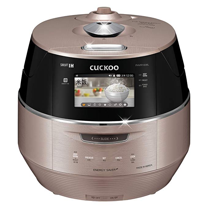 Cuckoo CRP-FHVR1008L Pressure Rice Cooker, 11.40 x 11.90 x 16.50, Pink Gold