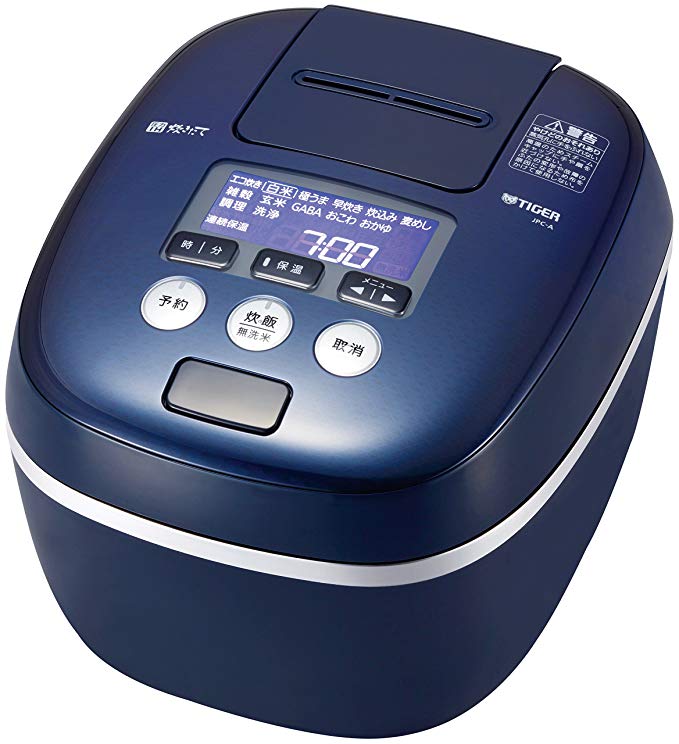 TIGER IH pressure rice cooker (5.5 Go cook) TAKITATE JPC-A100-KA (Blue Black)