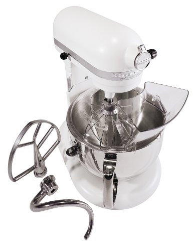 KitchenAid RKP26M1XMR Professional 600 6-Quart Stand Mixer, Meringue (Certified Refurbished)