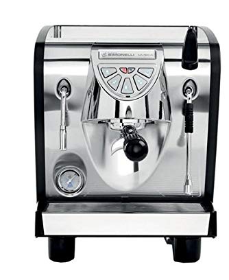 Nuova Simonelli Musica Stainless Steel Pour Over Espresso Machine w/ Black Lining