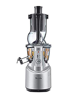 Breville BJS700 the Big Squeeze Slow Compression Juicer, Silver