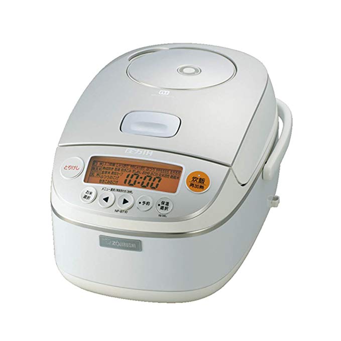 ZOJIRUSHI pressure IH rice cooker NP-BT10-WB(Japan Import)