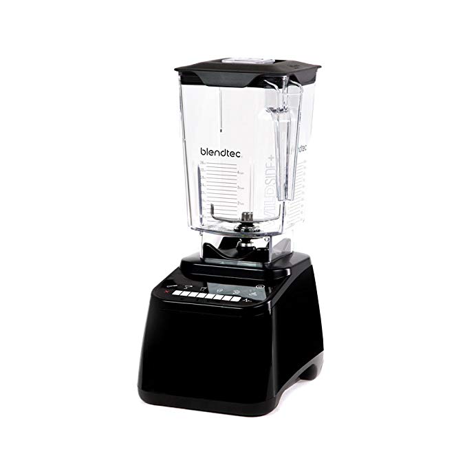 Blendtec Designer 650 Black Blender with Wildside+ Jar