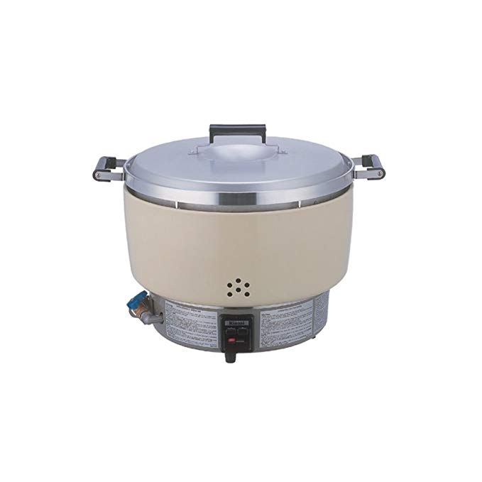 Thunder Group RER55ASN 50-Cup (Uncooked) 100-Cup (Cooked) Natural Gas Rinnai Cooker