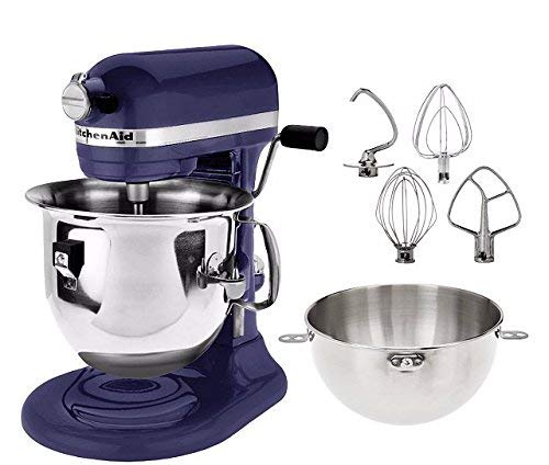 KitchenAid 575 Watt Bowl Lift Stand Mixer with Combi-Whip, 6 quart - Cobalt Blue