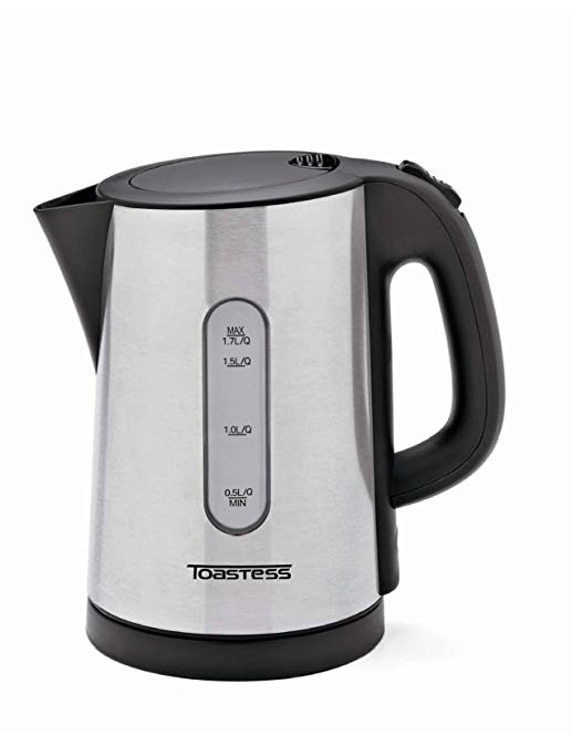 Toastess TJK642 Cordless Jug Kettle, Stainless Steel