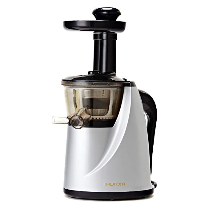 Hurom HU-100 Masticating Slow Juicer, Silver