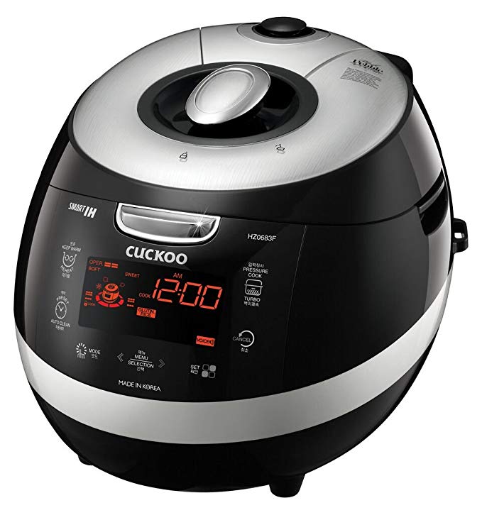 Cuckoo Electric Induction Heating Pressure Rice Cooker CRP-HZ0683F (Black)