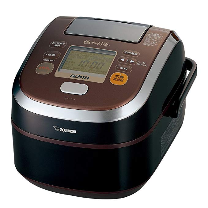 Zojirushi pressure IH rice cooker Iron extremely Hagama 5.5 Go prime Brown NP-WB10-TZ