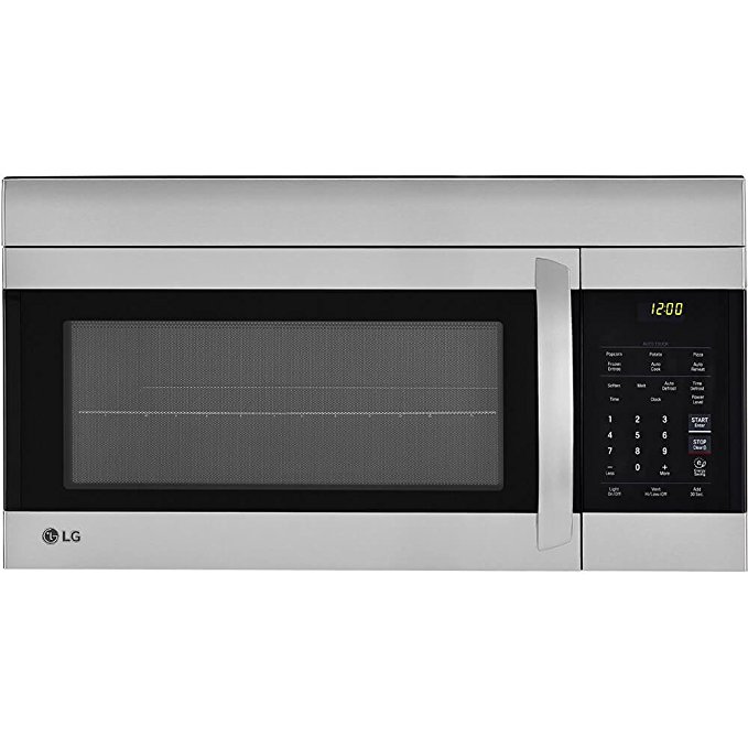 LG LMV1762ST 1.7 Cu. Ft. 1000W Stainless Over-the-Range Microwave Oven