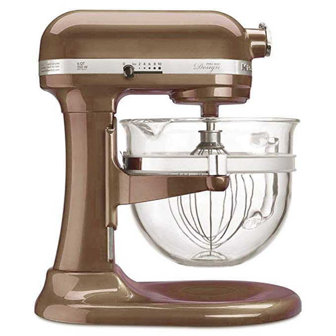 KitchenAid KF26M1QTF Pro 600 Deluxe Stand Mixer, Toffee, 6 Qt