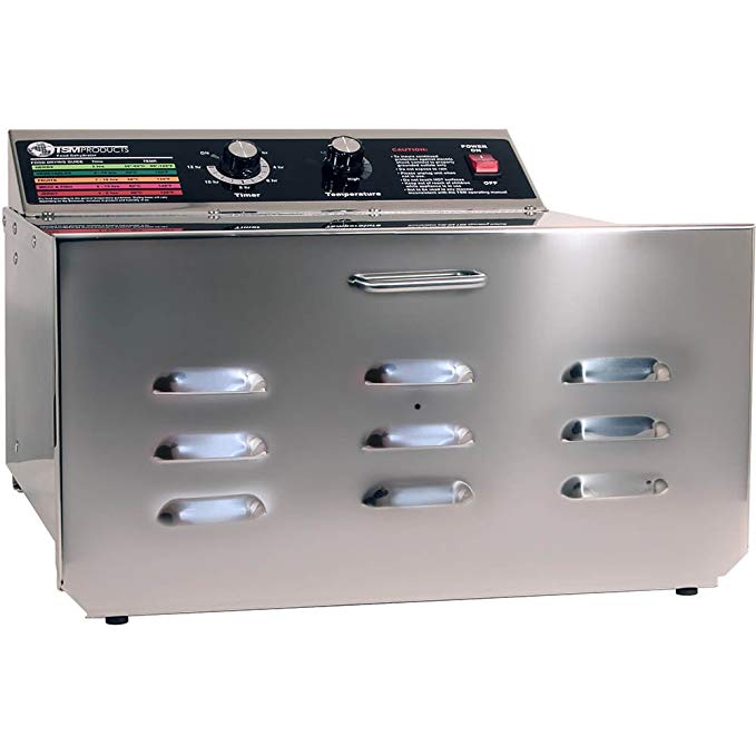 TSM D-5 Stainless Steel Food Dehydrator with 1/4 Stainless Steel Shelves