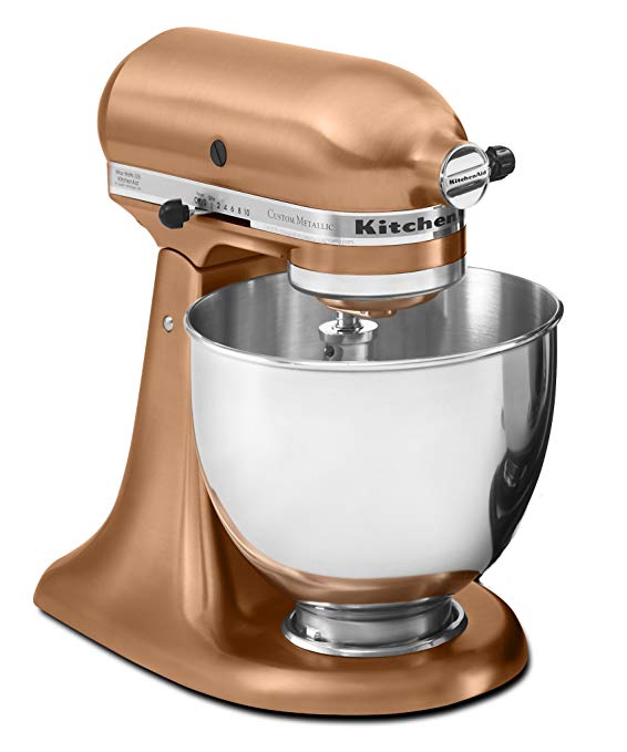 KitchenAid RRK150CP 5 Qt. Artisan Series Stand Mixer - Satin Copper (Certified Refurbished)