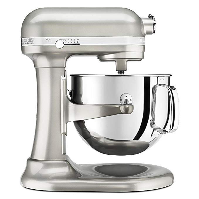 KitchenAid KSM7586PSR 7-Quart Pro Line Stand Mixer Sugar Pearl Silver