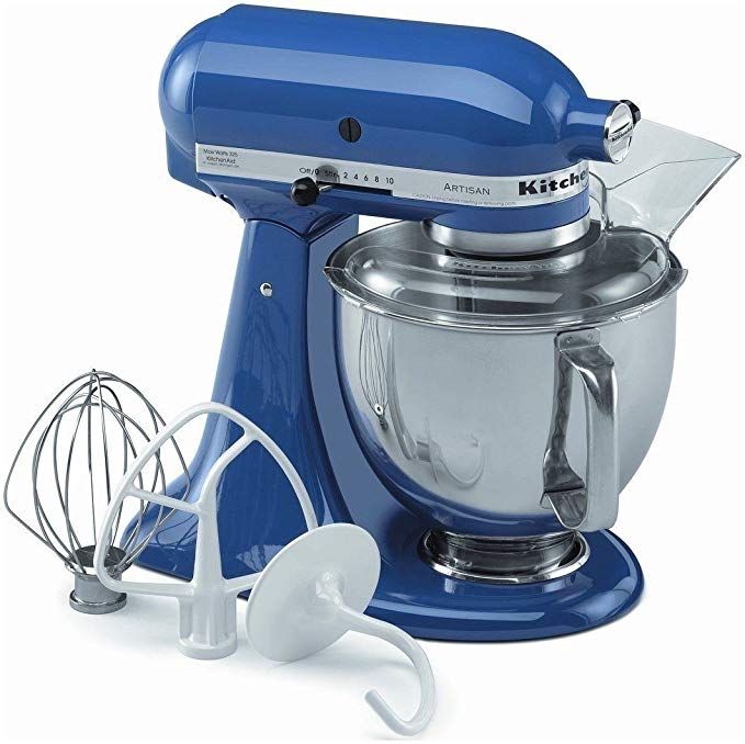 NEW New Kitchenaid Stand Mixer tilt 5-QT Ksm150psfb Metal Artisan Tilt French Blue