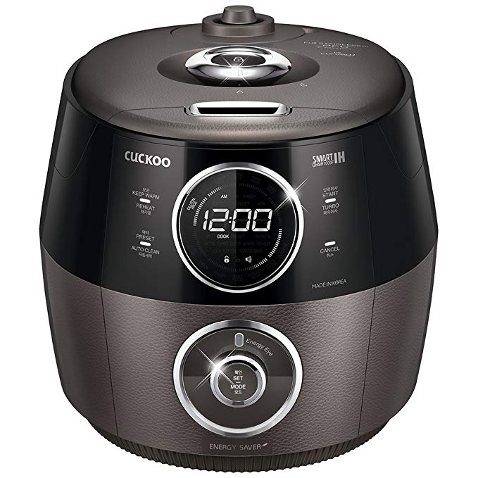 Cuckoo CRP-GHSR1009F Rice Cooker, 11.50 x 11.70 x 16.30, Titan Silver