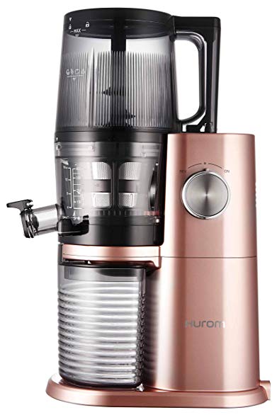 Hurom H-AI-LBB20 H-AI, Rose Gold Slow Juicer, 6.3x11.7x17.1