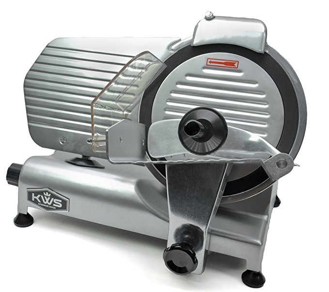 KWS Premium Commercial 320w Electric Meat Slicer 10