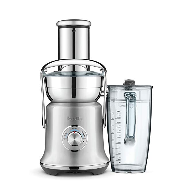 Breville Juice Fountain Cold XL BJE830SIL Electric Juicer, Silver Pearl