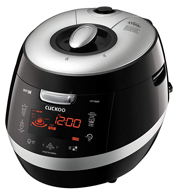 Cuckoo Electric Induction Heating Pressure Rice Cooker CRP-HY1083F (Black)