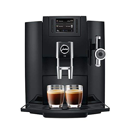 Jura 15109 Automatic Coffee Machine E8, Black