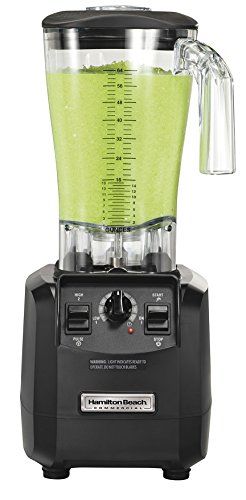 Hamilton Beach Commercial HBH550 The Fury Blender, 3 hp, 2 Speeds, Pulse, 64 oz./1.8 L Cutter Assembly Polycarbonate Container, 18.04