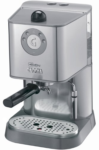 Gaggia 12500 Baby Twin Espresso Machine with Dual Heating System, Stainless Steel with 3 Free Coffee Boxes and More...