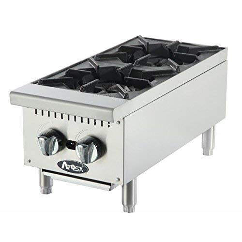 Atosa ATHP-12-2 Heavy Duty 12'' Two Burner Hotplate