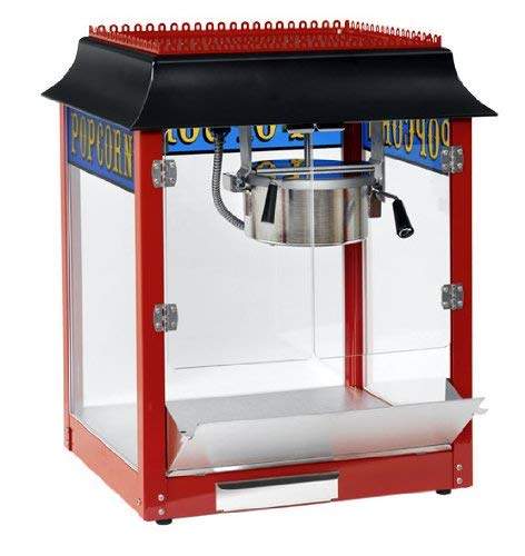 Paragon 1911 Style 6 Ounce Red Popcorn Machine for Professional Concessionaires Requiring Commercial Quality High Output Popcorn Equipment