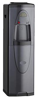 Hot and Cold Free-Standing Water Cooler in Silver