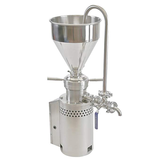 BAOSHISHAN Sesame Peanut Butter Maker Vertical Ketchup Machine Colloid Mill 1.5KW Grinder 15-40KG/H Diameter of The Blade: 65mm