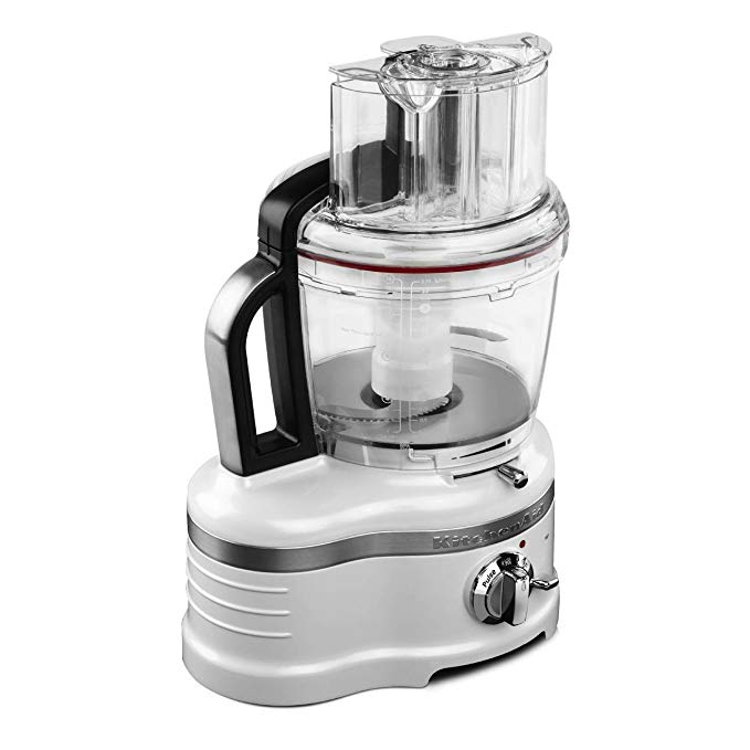 KitchenAid KFP1642FP ProLine 16 Cup Frosted Pearl White Food Processor with ExactSlice System