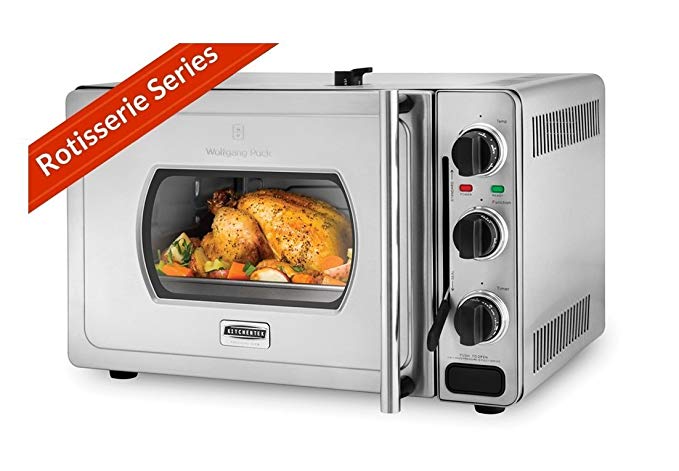 Wolfgang Puck Pressure Oven Rotisserie 29-Liter Stainless Steel Countertop Oven