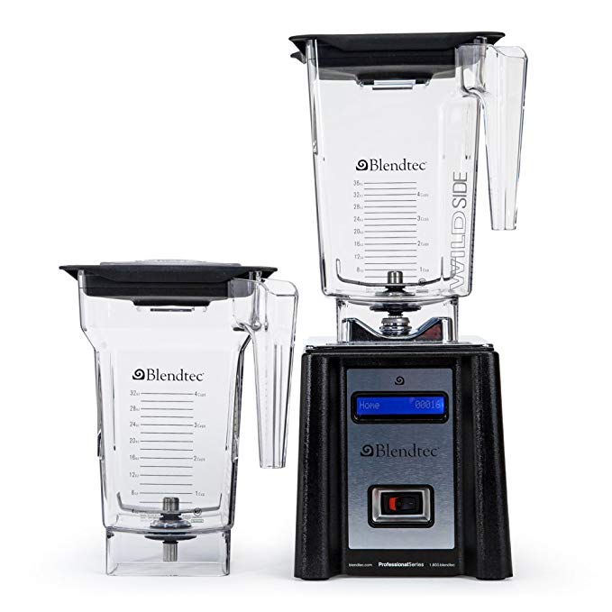 Blendtec 2000123 Professional Series Wildside/Fourside Blender, Black