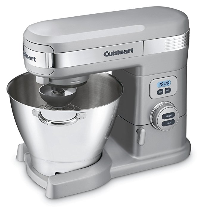 Cuisinart SM-55BC 5-1/2-Quart 12-Speed Stand Mixer, Brushed Chrome