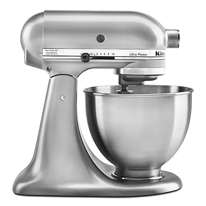 KitchenAid KSM95CU Ultra Power Series Contour Silver 4.5 Quart Tilt Head Stand Mixer